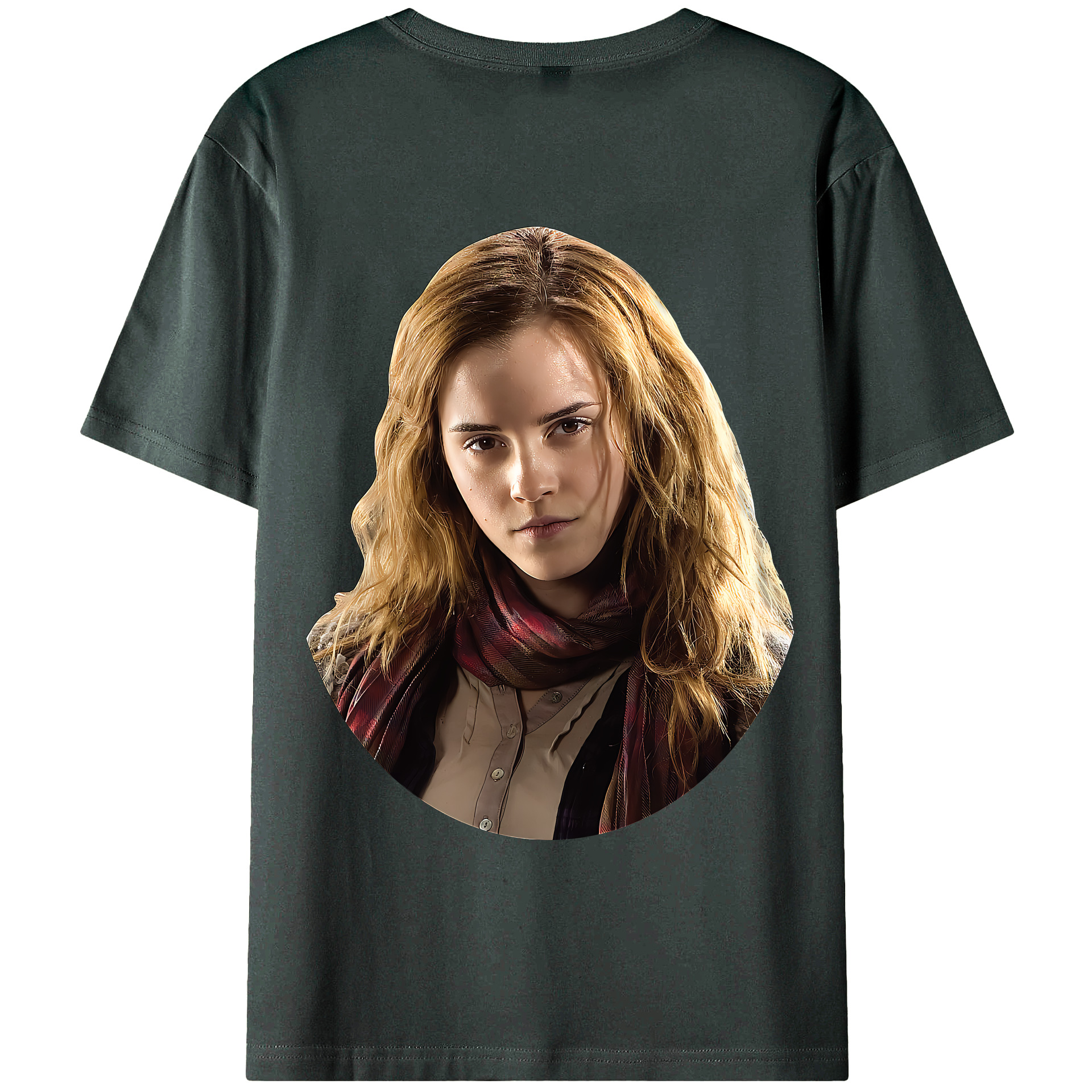 （画像用） Harry Potter ハリー・ポッターシリーズ 綿100％ メンズ半袖Tシャツ（バックプリント） 通気性